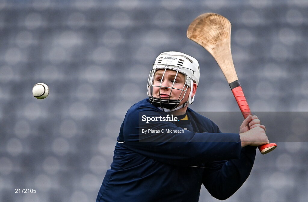 5 February 2022; Christopher Noonan of Ballygiblin during the AIB GAA Hurling All-Ireland Junior Club Championship Final match between Ballygiblin, Cork, and Mooncoin, Kilkenny, at Croke Park in Dublin. Photo by Piaras Ó Mídheach/Sportsfile