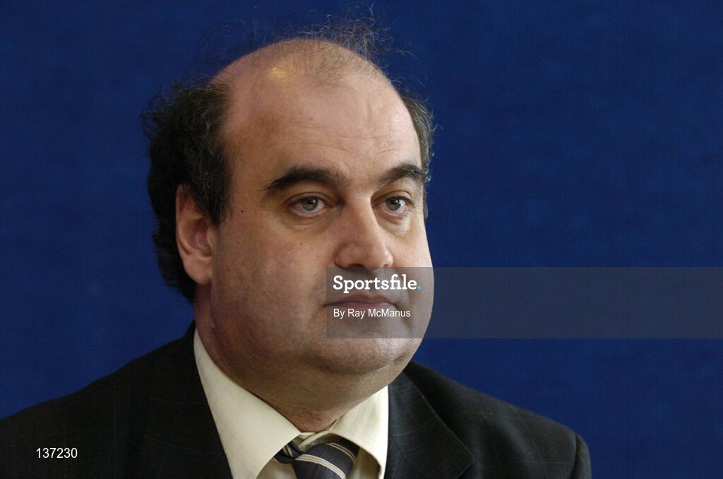 13 March 2004; Michael Hayes at the reconvened  eircom league Annual General Meeting. Clarion Hotel, IFSC, Dublin. Picture credit; Ray McManus / SPORTSFILE *EDI*