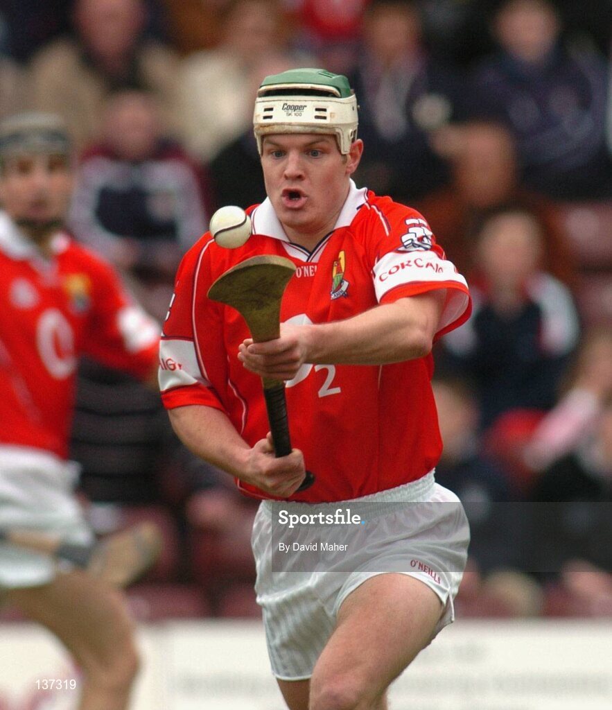 11 April 2004; Niall McCarthy, Cork. Allianz Hurling League 2004, Division 1, Group 1, Galway v Cork, Pearse Stadium, Galway. Picture credit; David Maher / SPORTSFILE *EDI*