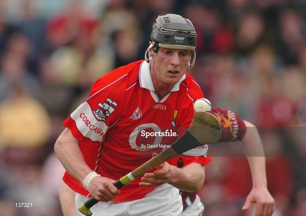 11 April 2004; Michael Byrne, Cork. Allianz Hurling League 2004, Division 1, Group 1, Galway v Cork, Pearse Stadium, Galway. Picture credit; David Maher / SPORTSFILE *EDI*