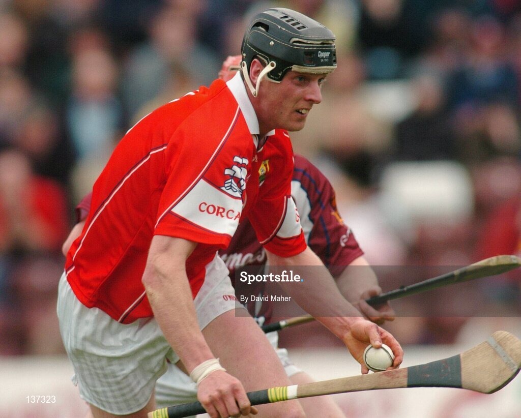 11 April 2004; Michael Byrne, Cork. Allianz Hurling League 2004, Division 1, Group 1, Galway v Cork, Pearse Stadium, Galway. Picture credit; David Maher / SPORTSFILE *EDI*