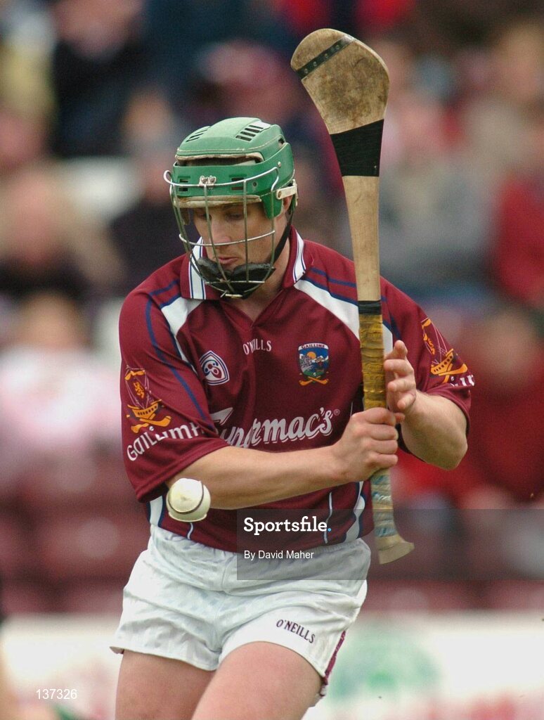 11 April 2004; Fergal Healy, Galway. Allianz Hurling League 2004, Division 1, Group 1, Galway v Cork, Pearse Stadium, Galway. Picture credit; David Maher / SPORTSFILE *EDI*