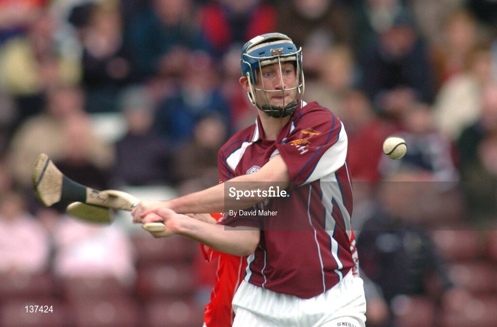 11 April 2004; Mark Kerins, Galway. Allianz Hurling League 2004, Division 1, Group 1, Galway v Cork, Pearse Stadium, Galway. Picture credit; David Maher / SPORTSFILE *EDI*
