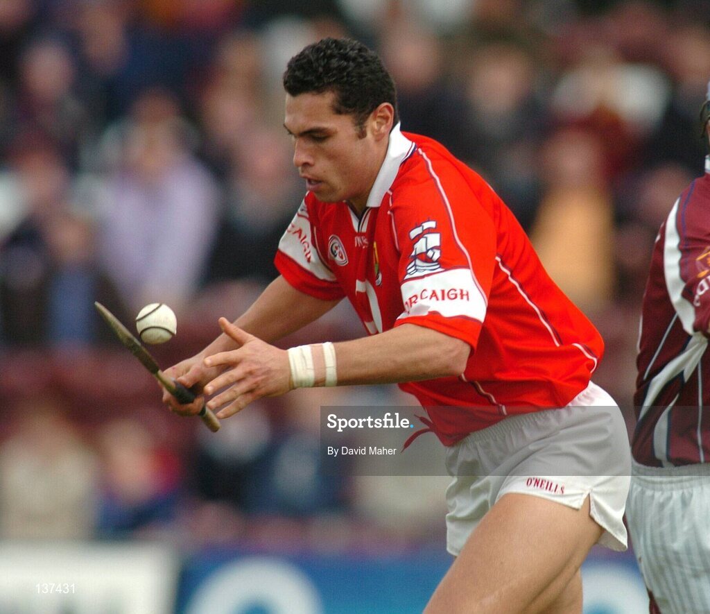 11 April 2004; Sean Og O hAilpin, Cork. Allianz Hurling League 2004, Division 1, Group 1, Galway v Cork, Pearse Stadium, Galway. Picture credit; David Maher / SPORTSFILE *EDI*