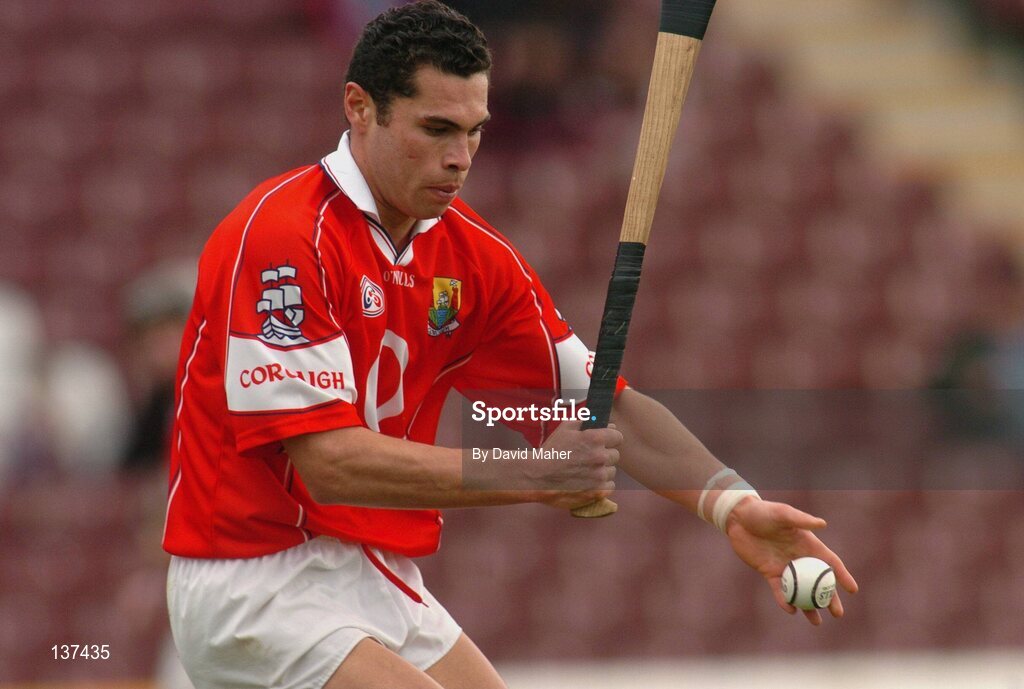 11 April 2004; Sean Og O hAilpin, Cork. Allianz Hurling League 2004, Division 1, Group 1, Galway v Cork, Pearse Stadium, Galway. Picture credit; David Maher / SPORTSFILE *EDI*