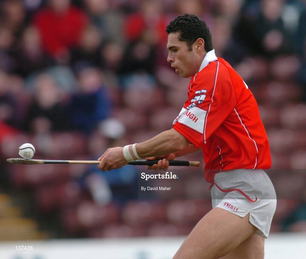 11 April 2004; Sean Og O hAilpin, Cork. Allianz Hurling League 2004, Division 1, Group 1, Galway v Cork, Pearse Stadium, Galway. Picture credit; David Maher / SPORTSFILE *EDI*