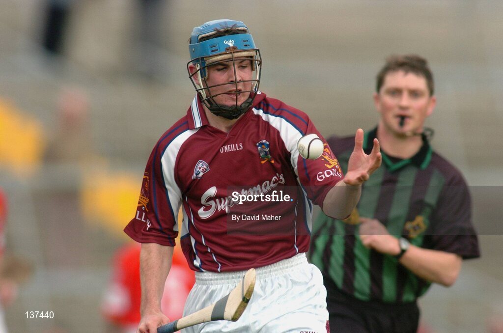 11 April 2004; David Collins, Galway. Allianz Hurling League 2004, Division 1, Group 1, Galway v Cork, Pearse Stadium, Galway. Picture credit; David Maher / SPORTSFILE *EDI*
