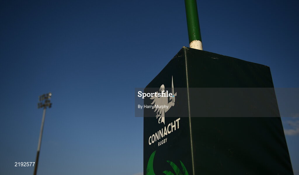 26 March 2022; A general view inside the stadium before the United Rugby Championship match between Connacht and Leinster at the Sportsground in Galway. Photo by Harry Murphy/Sportsfile