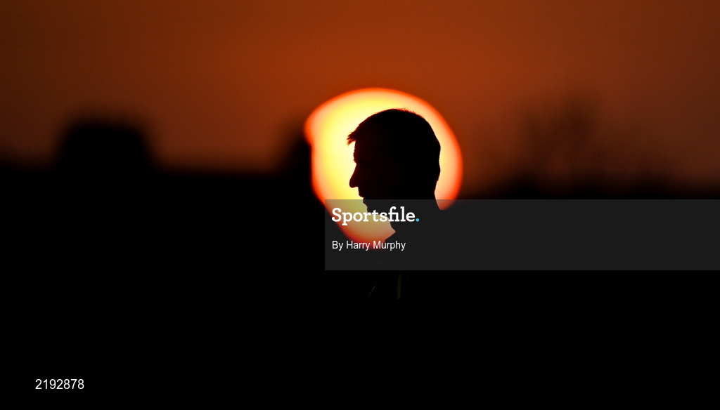 26 March 2022; Leinster head coach Leo Cullen looks on before the United Rugby Championship match between Connacht and Leinster at the Sportsground in Galway. Photo by Harry Murphy/Sportsfile