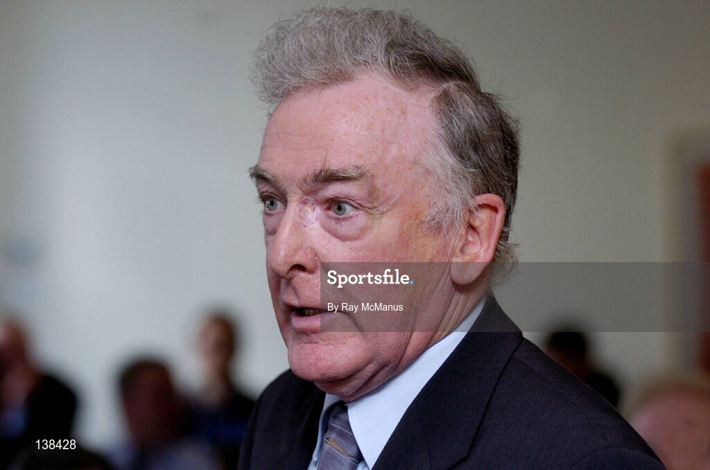 13 March 2004; Vincent Hoey at the reconvened  eircom league Annual General Meeting. Clarion Hotel, IFSC, Dublin. Picture credit; Ray McManus / SPORTSFILE *EDI*