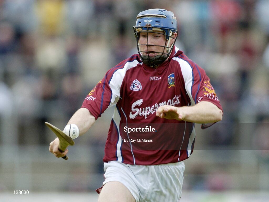 25 April 2004; Damien Hayes, Galway. Allianz Hurling League 2004, Round 3, Division 1, Galway v Limerick, Pearse Stadium, Galway. Picture credit; Ray McManus / SPORTSFILE *EDI*