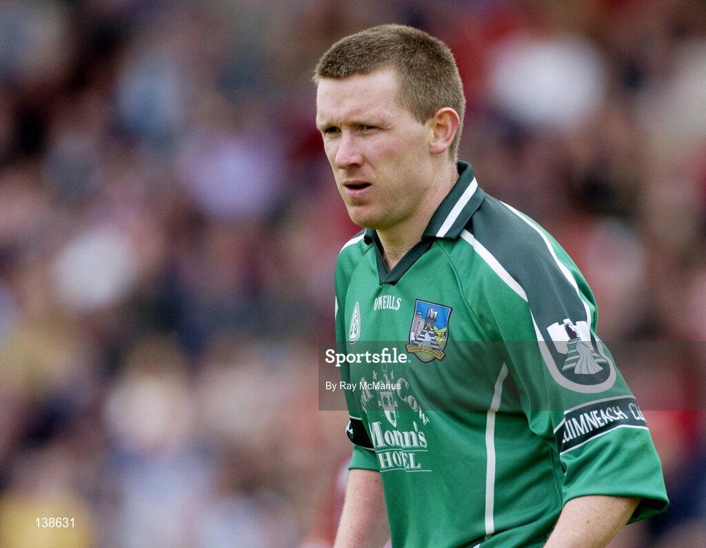 25 April 2004; Mark Foley, Limerick. Allianz Hurling League 2004, Round 3, Division 1, Galway v Limerick, Pearse Stadium, Galway. Picture credit; Ray McManus / SPORTSFILE *EDI*