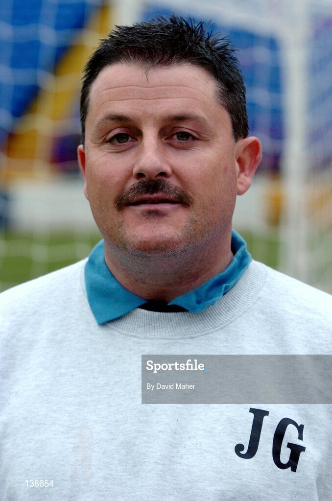 9 April 2004; John Gill, Manager, Dublin City. Picture credit; David Maher / SPORTSFILE *EDI*