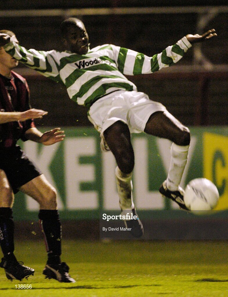 16 April 2004; Mark Rutherford, Shamrock Rovers. eircom league, Premier Division, Bohemians v Shamrock Rovers, Dalymount Park, Dublin. Picture credit; David Maher / SPORTSFILE *EDI*