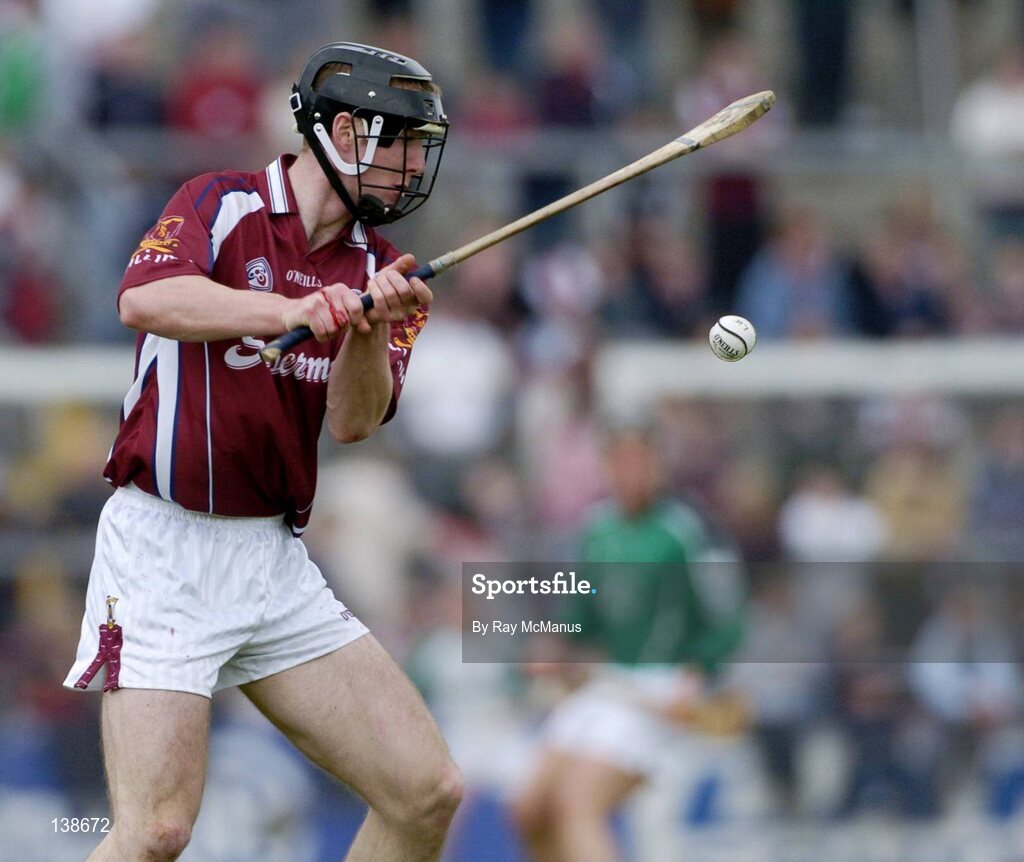 25 April 2004; Tony Og Regan, Galway. Allianz Hurling League 2004, Round 3, Division 1, Galway v Limerick, Pearse Stadium, Galway. Picture credit; Ray McManus / SPORTSFILE *EDI*