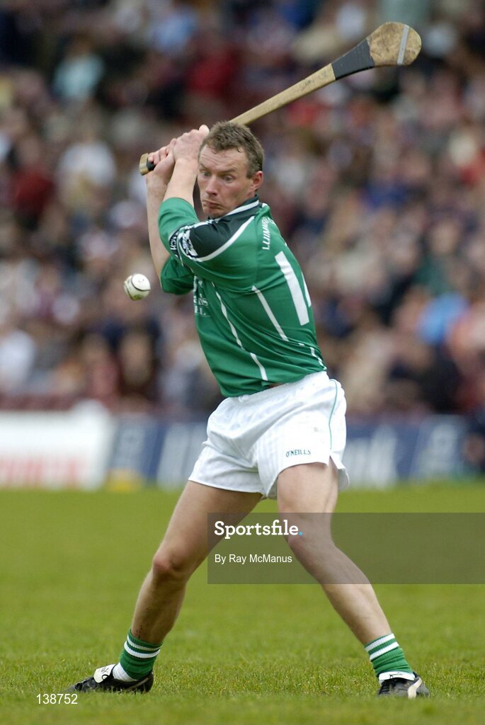 25 April 2004; Eoin O'Neill, Limerick. Allianz Hurling League 2004, Round 3, Division 1, Galway v Limerick, Pearse Stadium, Galway. Picture credit; Ray McManus / SPORTSFILE *EDI*