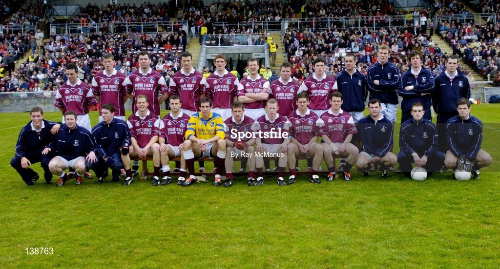 25 April 2004; The Galway squad. Allianz Football League 2004, Semi-Final Replay, Galway v Tyrone, Pearse Stadium, Galway. Picture credit; Ray McManus / SPORTSFILE *EDI*