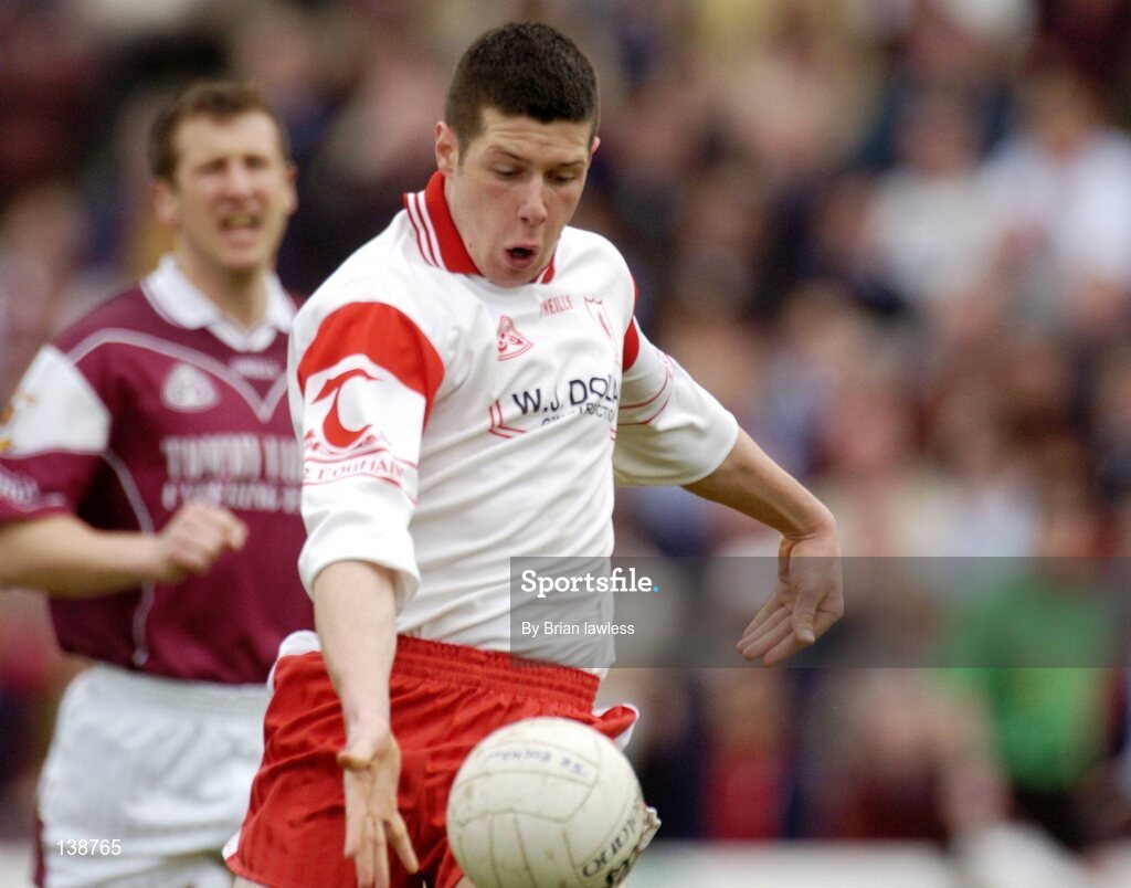 25 April 2004; Sean Cavanagh, Tyrone. Allianz Football League 2004, Semi-Final Replay, Galway v Tyrone, Pearse Stadium, Galway. Picture credit; Brian Lawless / SPORTSFILE *EDI*