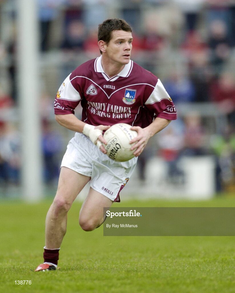 25 April 2004; Declan Meehan, Galway. Allianz Football League 2004, Semi-Final Replay, Galway v Tyrone, Pearse Stadium, Galway. Picture credit; Ray McManus / SPORTSFILE *EDI*