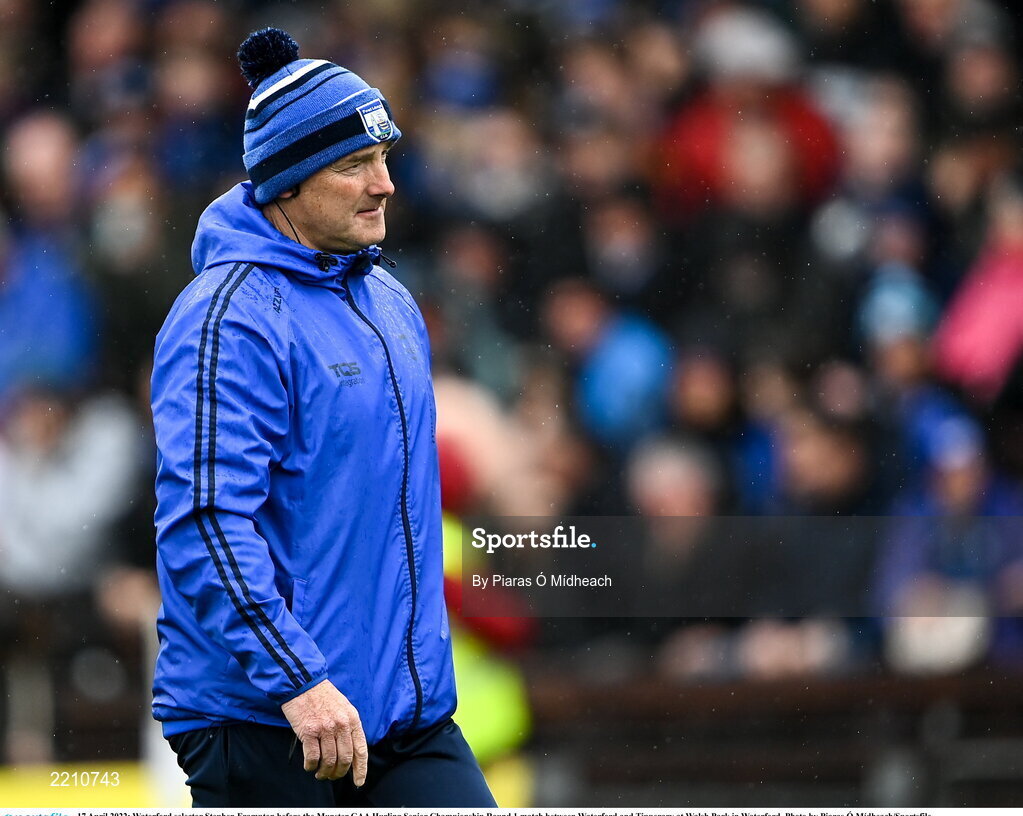 17 April 2022; Waterford selector Stephen Frampton before the Munster GAA Hurling Senior Championship Round 1 match between Waterford and Tipperary at Walsh Park in Waterford. Photo by Piaras Ó Mídheach/Sportsfile