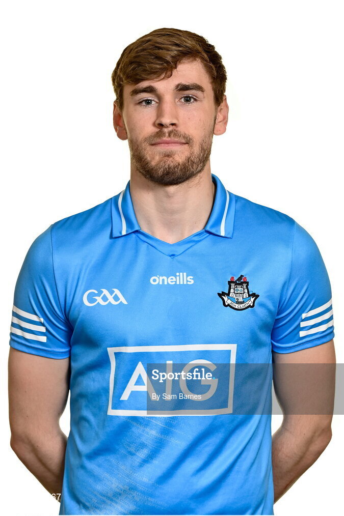 7 April 2022; Ronan Hayes during Dublin Hurling Squad Portraits at Parnell Park in Dublin. Photo by Sam Barnes/Sportsfile