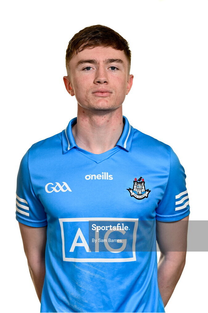 7 April 2022; Luke Walsh during Dublin Hurling Squad Portraits at Parnell Park in Dublin. Photo by Sam Barnes/Sportsfile