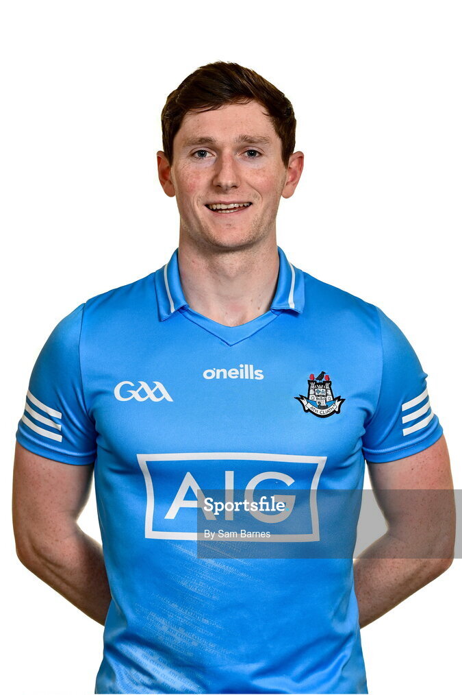 7 April 2022; Ciarán Dowling during Dublin Hurling Squad Portraits at Parnell Park in Dublin. Photo by Sam Barnes/Sportsfile