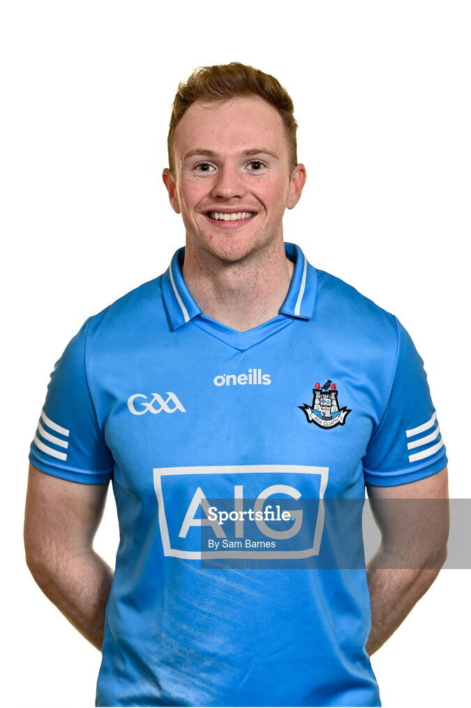 7 April 2022; Conor Burke during Dublin Hurling Squad Portraits at Parnell Park in Dublin. Photo by Sam Barnes/Sportsfile