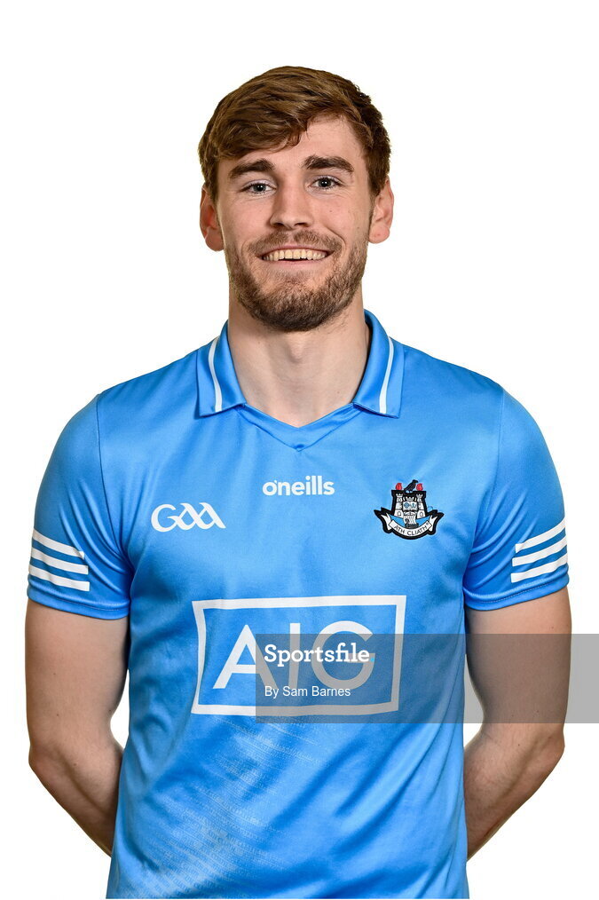 7 April 2022; Ronan Hayes during Dublin Hurling Squad Portraits at Parnell Park in Dublin. Photo by Sam Barnes/Sportsfile