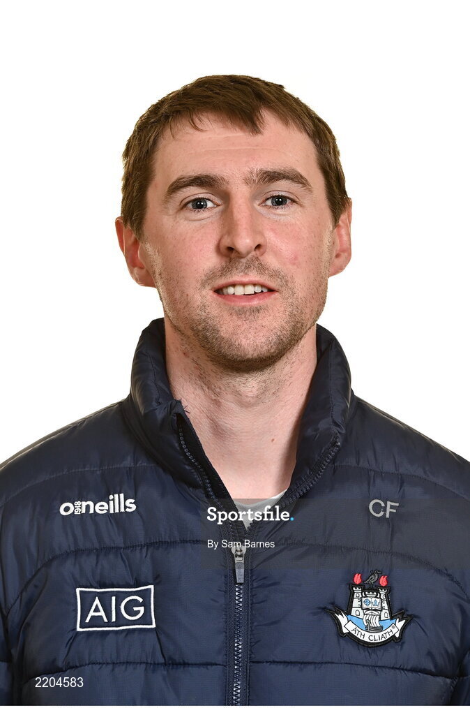 7 April 2022; Cathal Fleming, Analyst, during Dublin Hurling Squad Portraits at Parnell Park in Dublin. Photo by Sam Barnes/Sportsfile