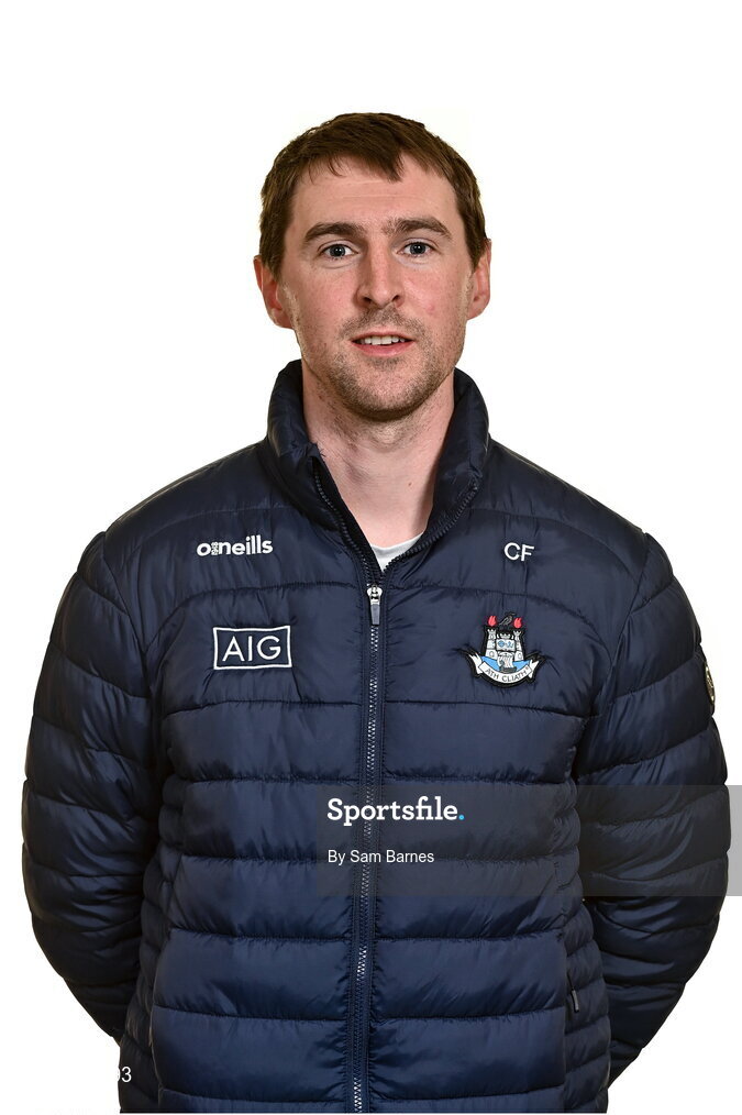 7 April 2022; Cathal Fleming, Analyst, during Dublin Hurling Squad Portraits at Parnell Park in Dublin. Photo by Sam Barnes/Sportsfile