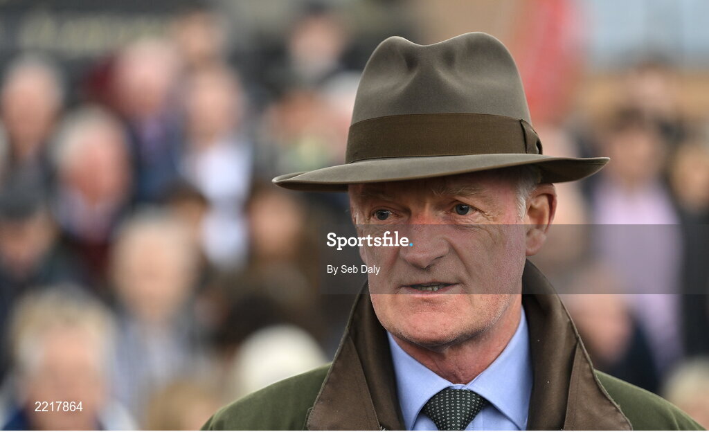 28 April 2022; Trainer Willie Mullins during day three of the Punchestown Festival at Punchestown Racecourse in Kildare. Photo by Seb Daly/Sportsfile