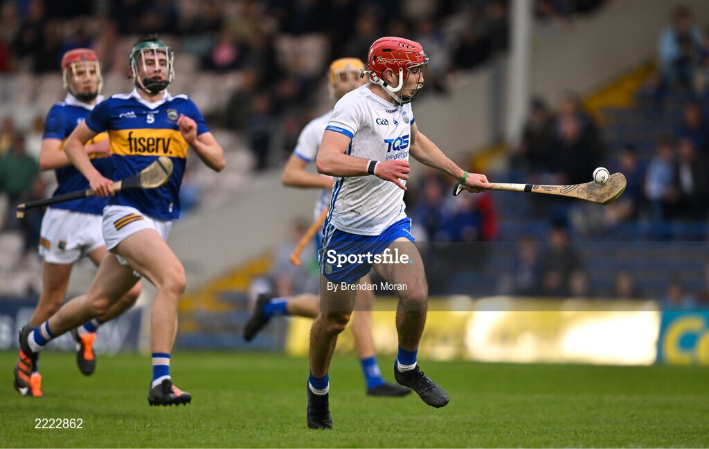3 May 2022; Peter Cummins of Waterford runs towards the Tipperary goal during the Electric Ireland Munster GAA Minor Hurling Championship Semi-Final match between Tipperary and Waterford at FBD Semple Stadium in Thurles, Tipperary. Photo by Brendan Moran/Sportsfile