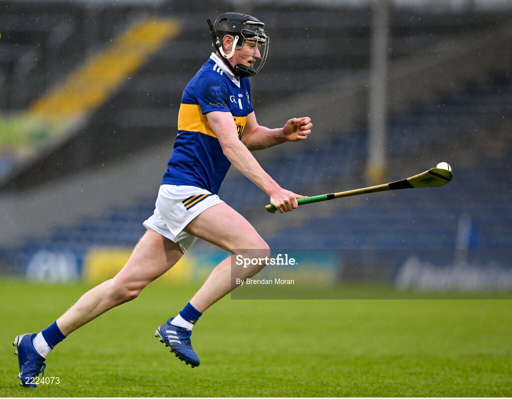 3 May 2022; Joe Egan of Tipperary during the Electric Ireland Munster GAA Minor Hurling Championship Semi-Final match between Tipperary and Waterford at FBD Semple Stadium in Thurles, Tipperary. Photo by Brendan Moran/Sportsfile