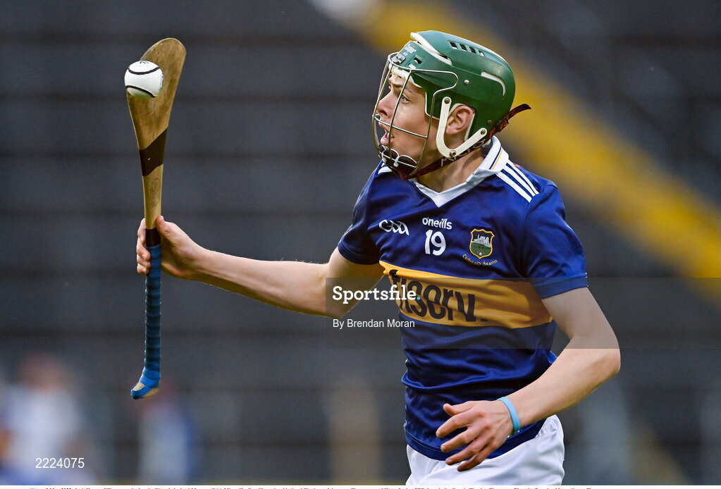 3 May 2022; Jack Hayes of Tipperary during the Electric Ireland Munster GAA Minor Hurling Championship Semi-Final match between Tipperary and Waterford at FBD Semple Stadium in Thurles, Tipperary. Photo by Brendan Moran/Sportsfile