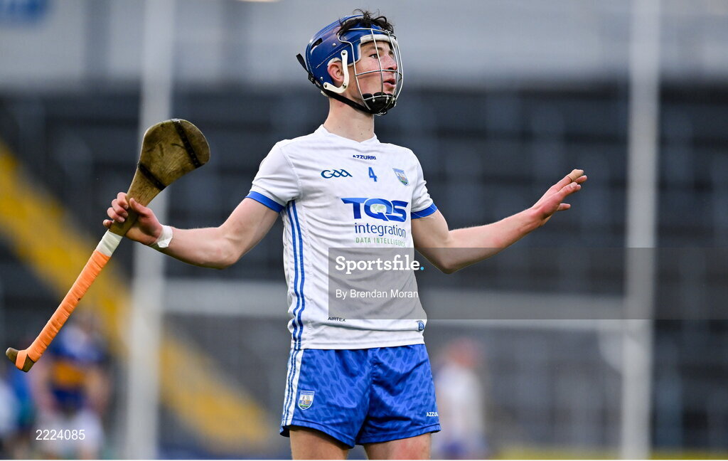 3 May 2022; Tony Brennan of Waterford during the Electric Ireland Munster GAA Minor Hurling Championship Semi-Final match between Tipperary and Waterford at FBD Semple Stadium in Thurles, Tipperary. Photo by Brendan Moran/Sportsfile