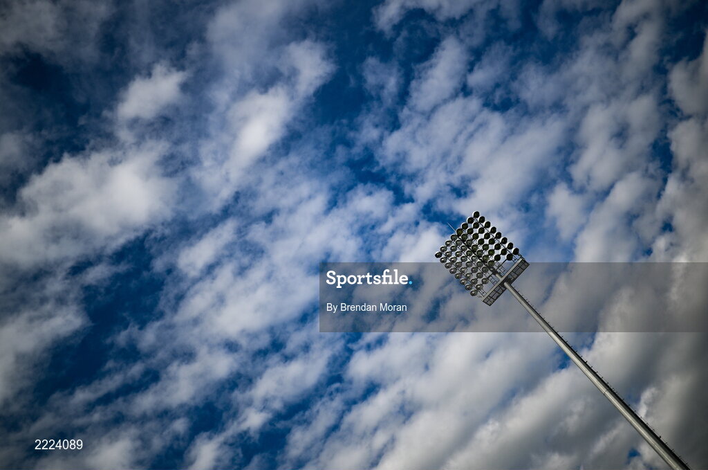 3 May 2022; A general view floodlights before the Electric Ireland Munster GAA Minor Hurling Championship Semi-Final match between Tipperary and Waterford at FBD Semple Stadium in Thurles, Tipperary. Photo by Brendan Moran/Sportsfile