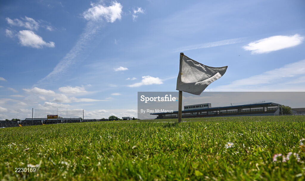 15 May 2022; A general view of Cusack Park before the Munster GAA Hurling Senior Championship Round 4 match between Clare and Limerick at Cusack Park in Ennis, Clare. Photo by Ray McManus/Sportsfile