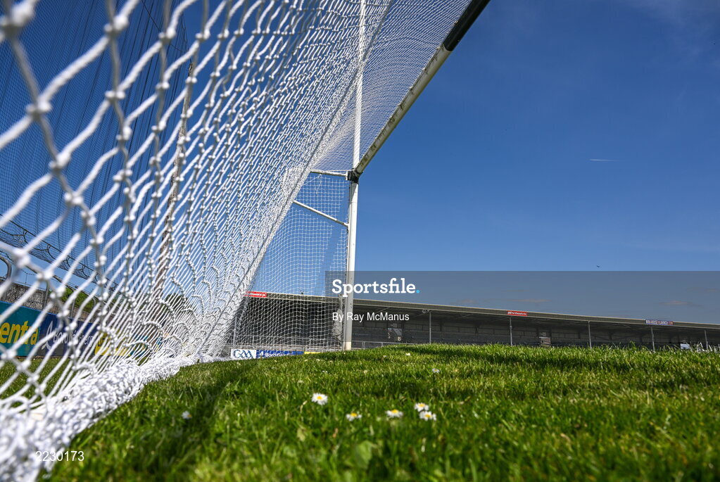 15 May 2022; A general view of Cusack Park before the Munster GAA Hurling Senior Championship Round 4 match between Clare and Limerick at Cusack Park in Ennis, Clare. Photo by Ray McManus/Sportsfile