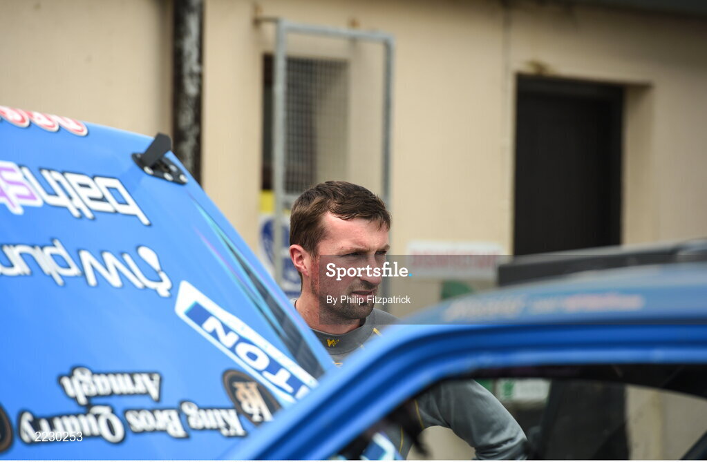 15 May 2022; Jason Black in service during the Carlow Rally round 4 of the National Rally Championship in Kildavin Co.Carlow. Photo by Philip Fitzpatrick/Sportsfile