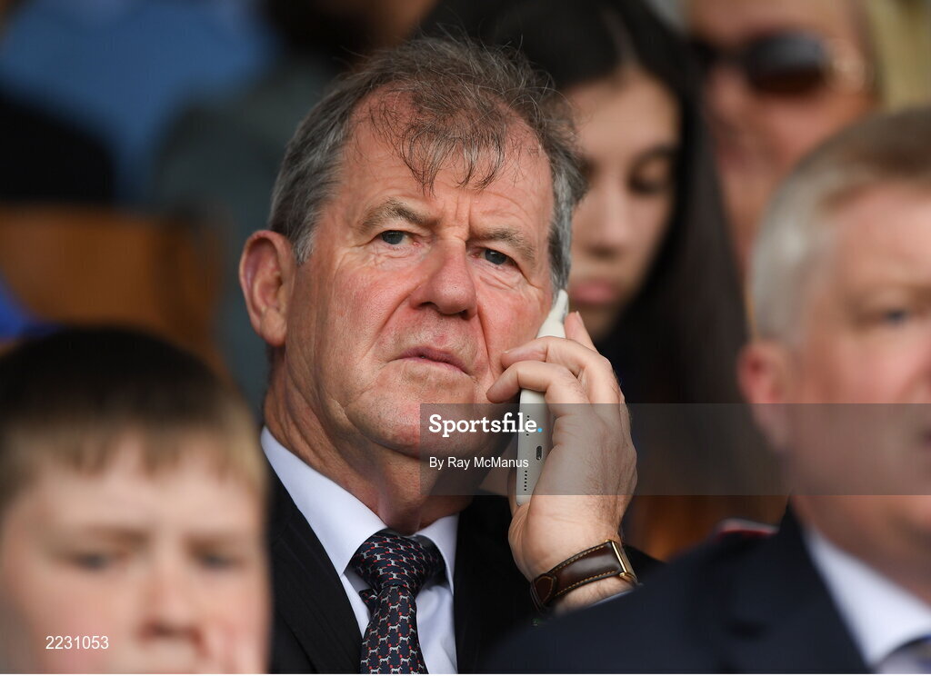15 May 2022; Business man JP McManus at the Munster GAA Hurling Senior Championship Round 4 match between Clare and Limerick at Cusack Park in Ennis, Clare. Photo by Ray McManus/Sportsfile