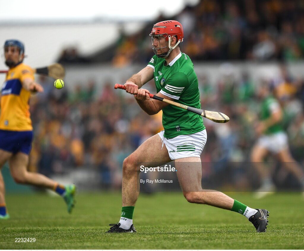 15 May 2022; Barry Nash of Limerick during the Munster GAA Hurling Senior Championship Round 4 match between Clare and Limerick at Cusack Park in Ennis, Clare. Photo by Ray McManus/Sportsfile