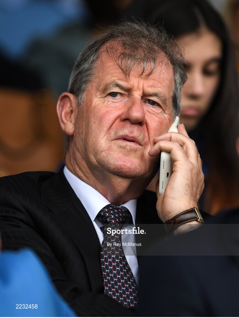 15 May 2022; Business man JP McManus at the Munster GAA Hurling Senior Championship Round 4 match between Clare and Limerick at Cusack Park in Ennis, Clare. Photo by Ray McManus/Sportsfile