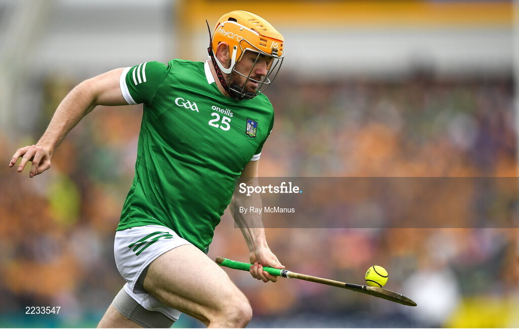15 May 2022; Oisín O'Reilly of Limerick during the Munster GAA Hurling Senior Championship Round 4 match between Clare and Limerick at Cusack Park in Ennis, Clare. Photo by Ray McManus/Sportsfile