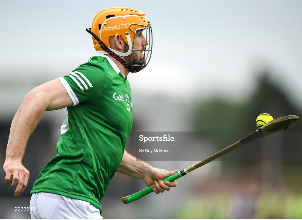 15 May 2022; Oisín O'Reilly of Limerick during the Munster GAA Hurling Senior Championship Round 4 match between Clare and Limerick at Cusack Park in Ennis, Clare. Photo by Ray McManus/Sportsfile