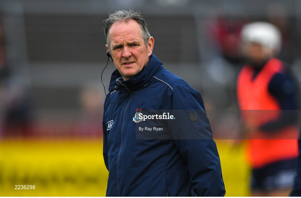 21 May 2022; Dublin manager Mattie Kenny before the start of the Leinster GAA Hurling Senior Championship Round 5 match between Galway and Dublin at Pearse Stadium in Galway. Photo by Ray Ryan/Sportsfile