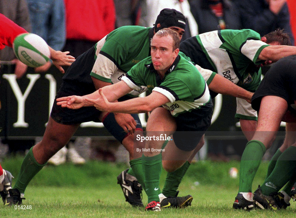 12 September 1998: Conor McGuinness of Connacht during the Guinness Interprovincial Rugby Championship match between Munster and Connacht at Dooradoyle in Limerick. Photo by Matt Browne/Sportsfile
