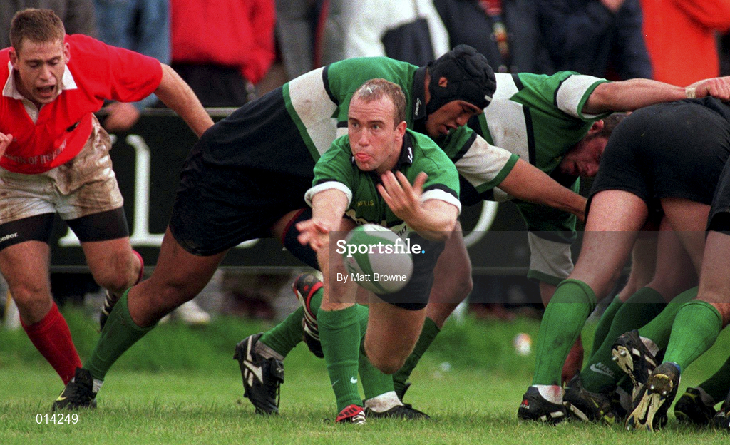 12 September 1998: Conor McGuinness of Connacht during the Guinness Interprovincial Rugby Championship match between Munster and Connacht at Dooradoyle in Limerick. Photo by Matt Browne/Sportsfile