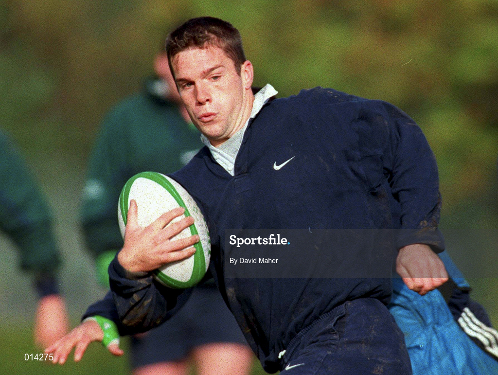 28 October 1998: Daragh O'Mahoney during Ireland Squad Training at Kings Hospital Palmerstown in Dublin. Photo by David Maher/Sportsfile