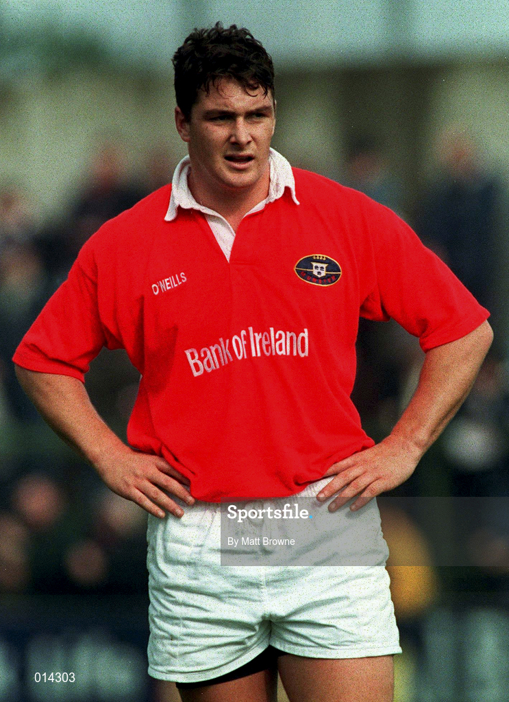 26 September 1998: David Wallace of Munster during the Heineken Cup Round 2 Pool B match between Munster and Neath at Musgrave Park in Cork. Photo by Matt Browne/Sportsfile